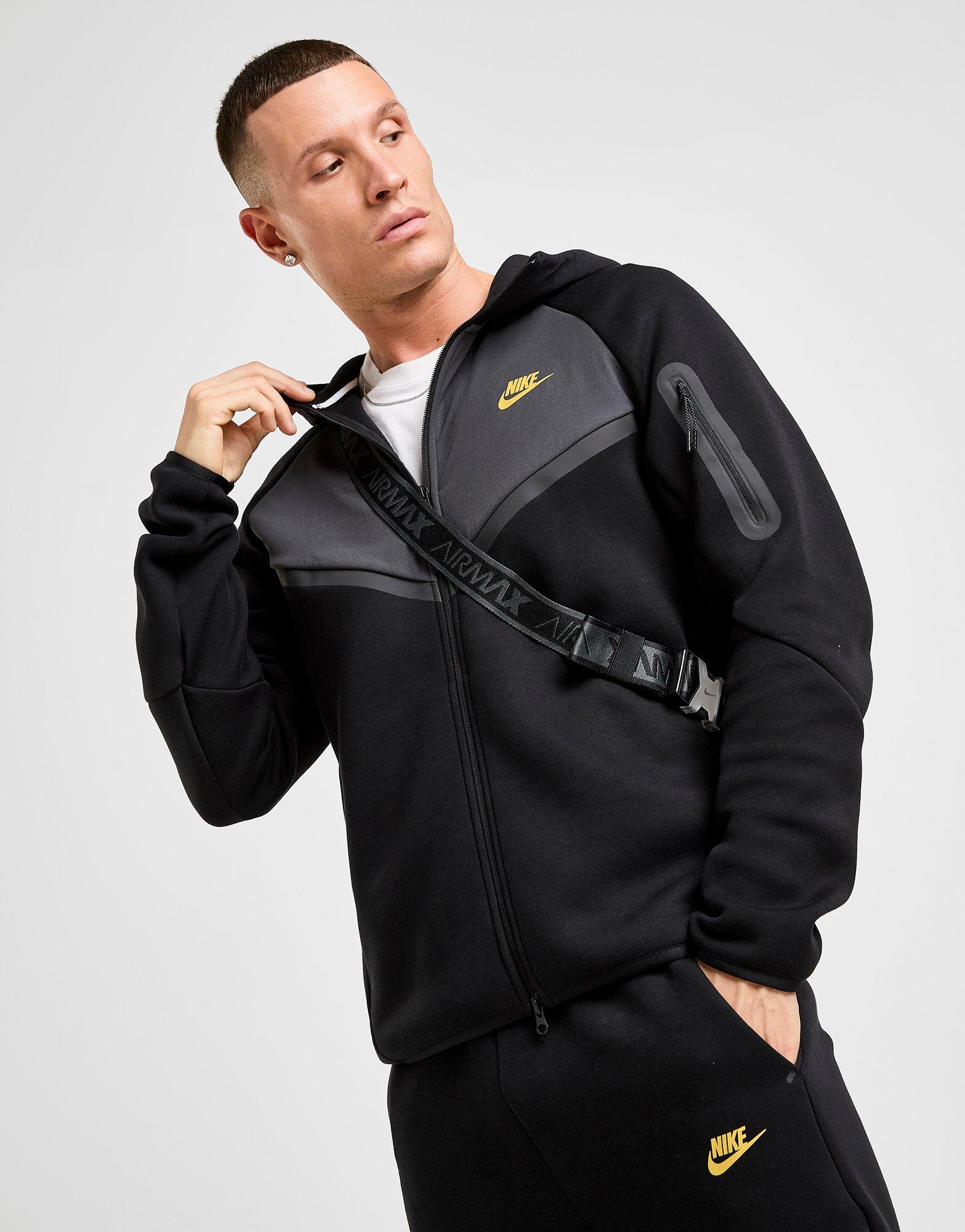 Black Nike Tech Fleece Full-Zip Hoodie - JD Sports New Zealand