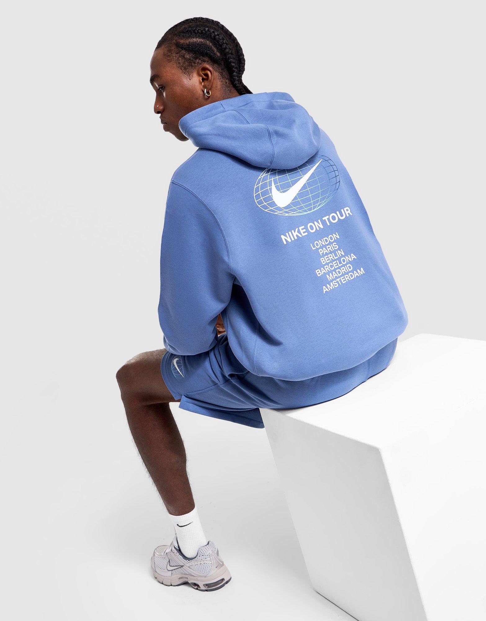 Navy Nike World Tour Hoodie - JD Sports New Zealand
