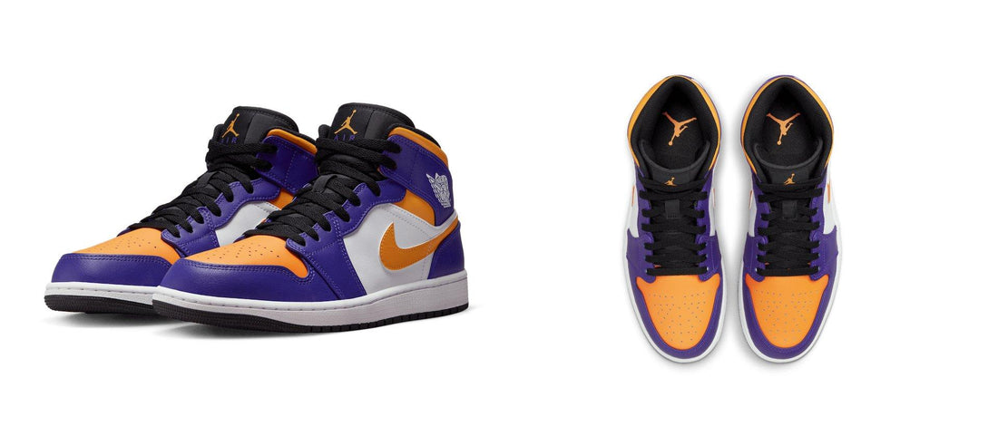 LAUNCHING: AIR JORDAN 1 MID 'LAKERS'