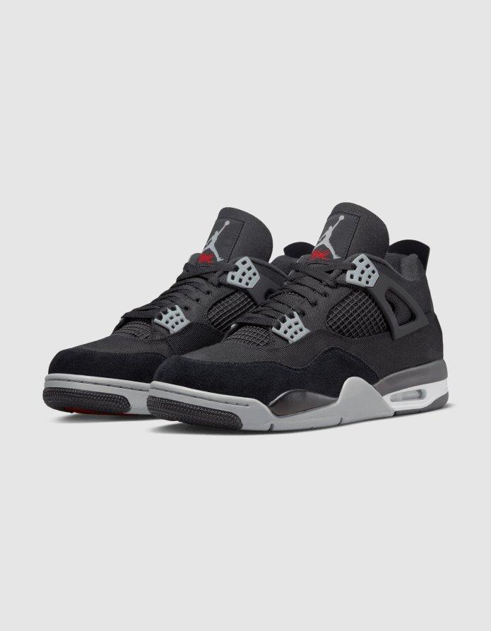 LAUNCHING: AIR JORDAN 4 'BLACK CANVAS'
