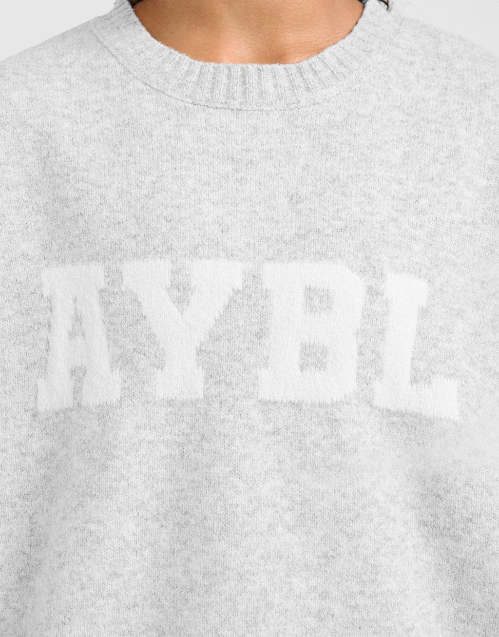 Varsity Knitted Crew Sweatshirt