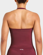 Enhance Seamless Halter Tank Top