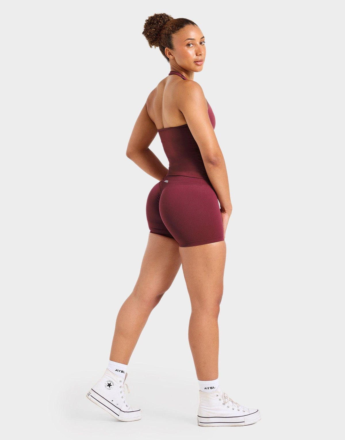 Enhance Seamless Halter Tank Top