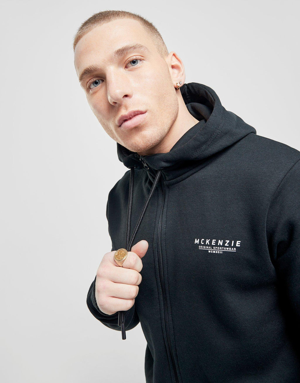 Essential Zip Through Hoodie Men's