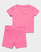 Girls' Ribbed T-Shirt/Shorts Set Infant