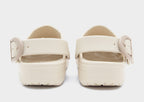 Classic Enamel Buckle Clogs Women's