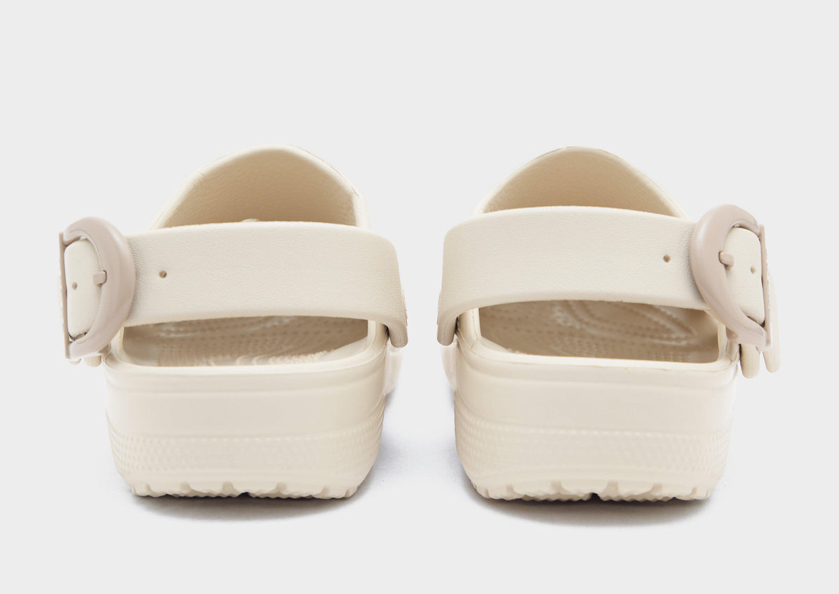 Classic Enamel Buckle Clogs Women's