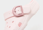 Classic Enamel Buckle Clogs Women's