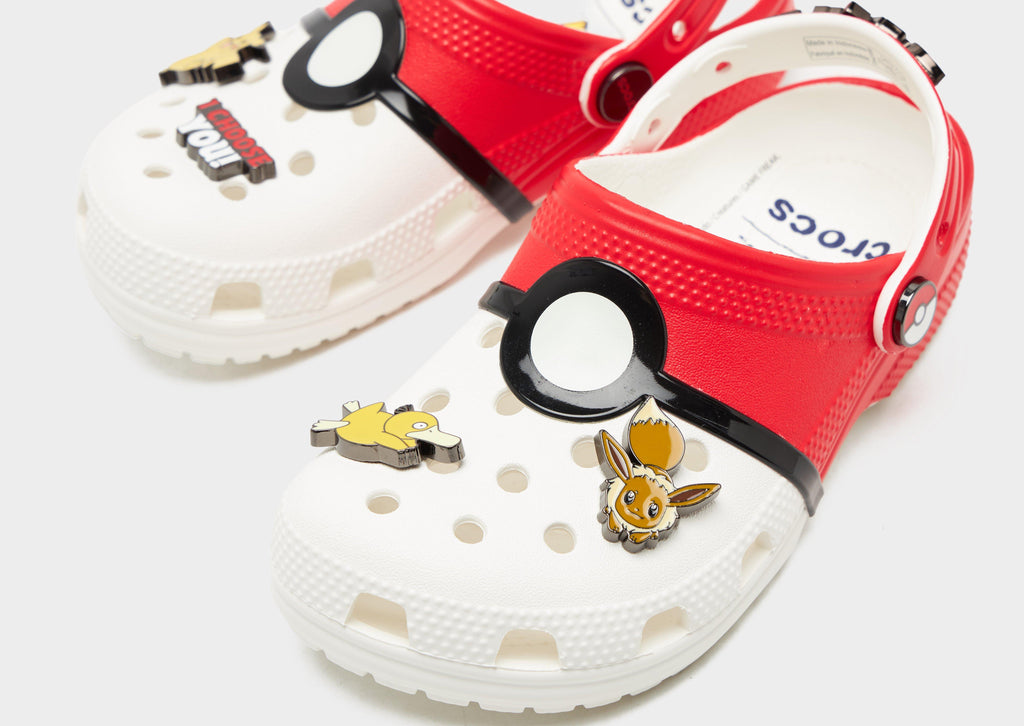 Classic Clogs 'Pokemon Poke Ball' Junior's