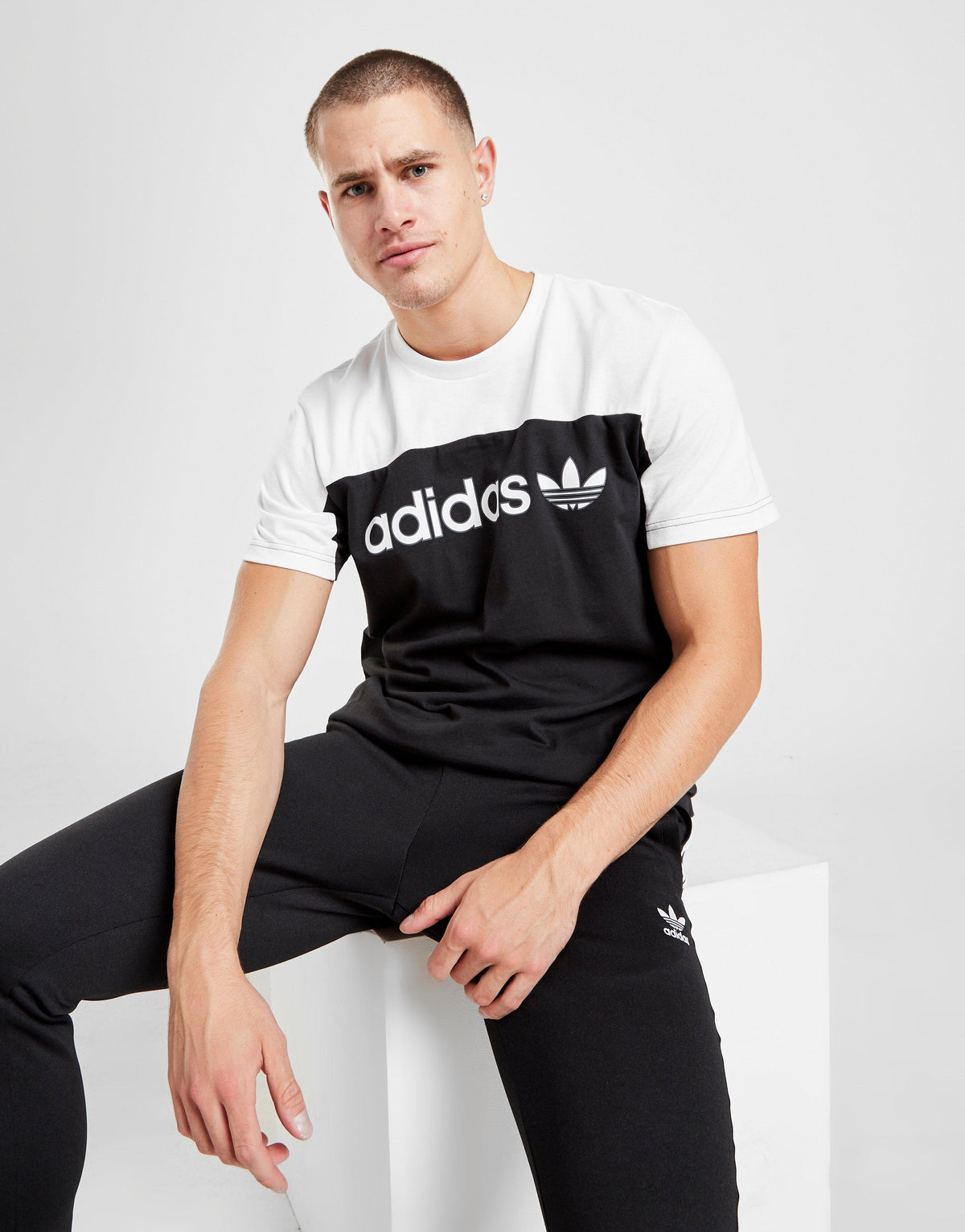 Linear Colour Block T-Shirt