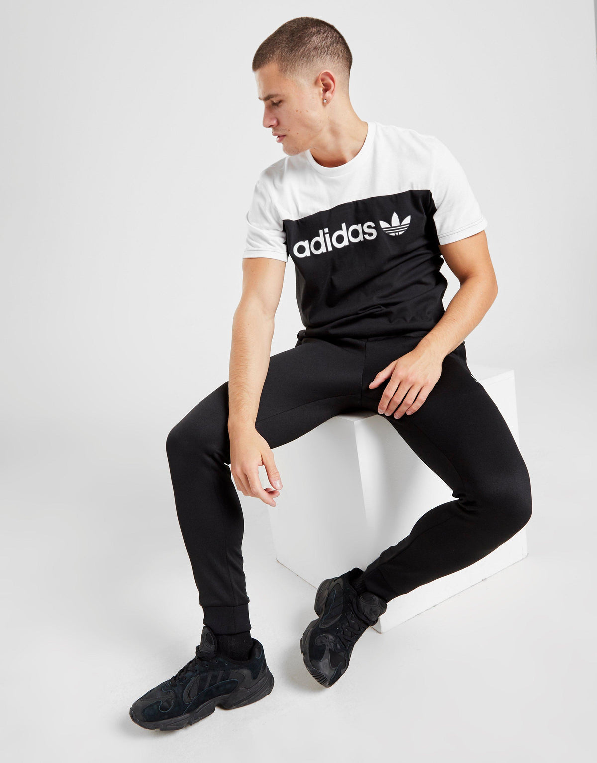 Linear Colour Block T-Shirt