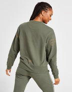 Oversized Logo Crew Sweatshirt