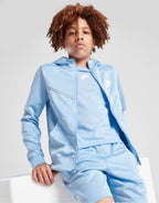 Tape Poly Full Zip Hoodie Junior