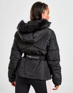 Fur Belted Jacket
