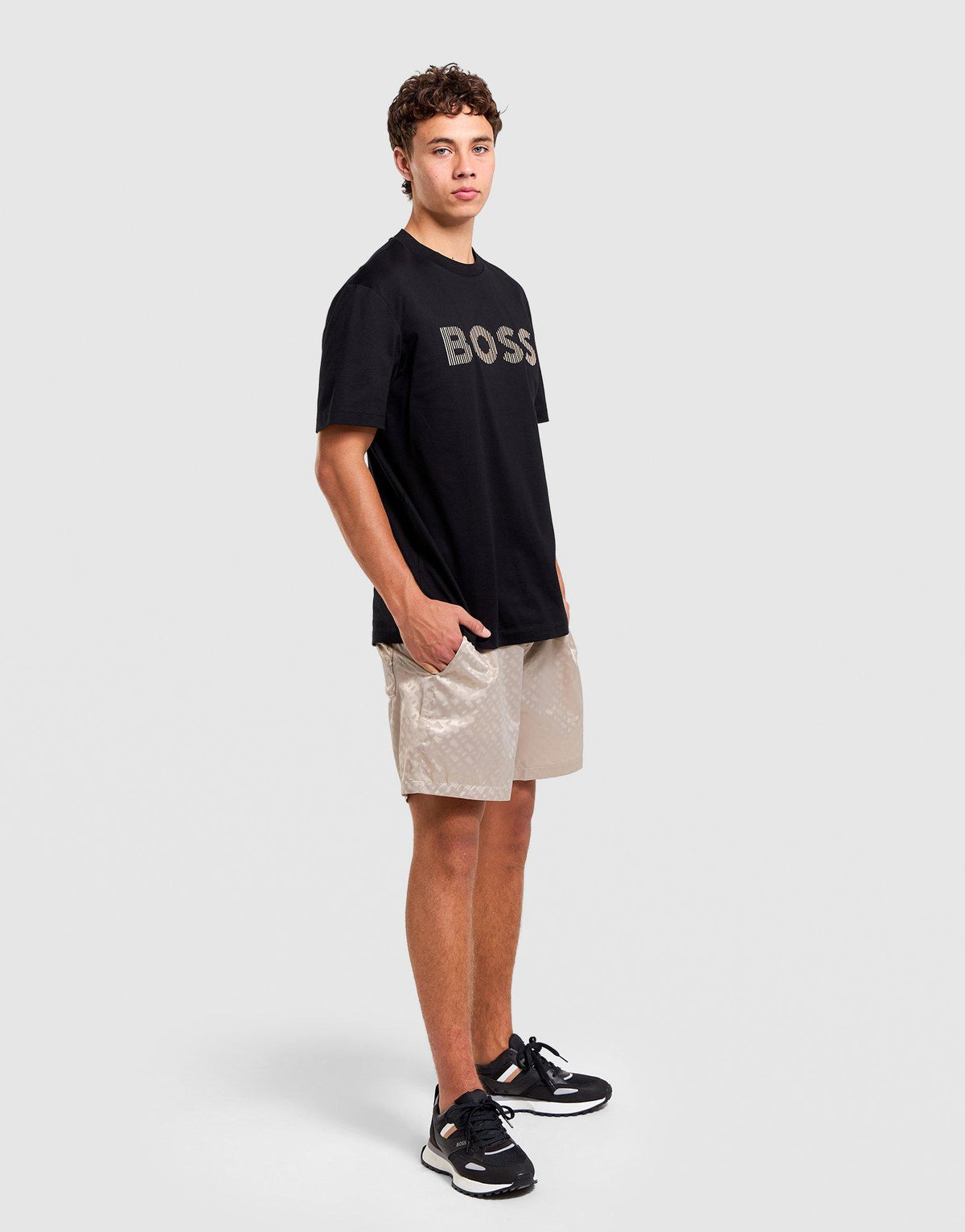 Stripe Embroidered T-Shirt