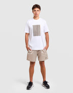Stripe Embroidered T-Shirt
