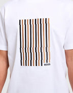 Stripe Embroidered T-Shirt