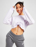 Houndstooth Crew Sweatshirt