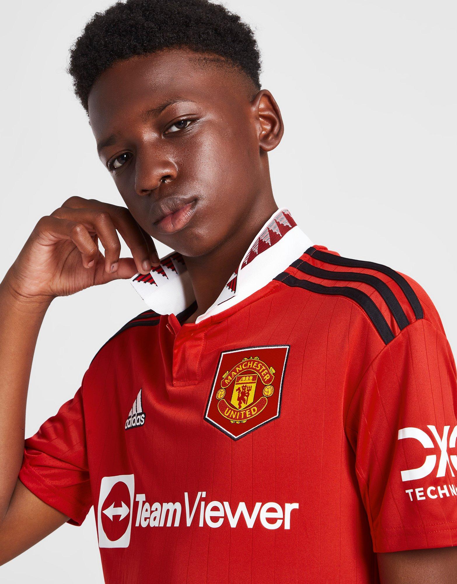 Manchester United Fc 2022/23 Home Shirt Junior's