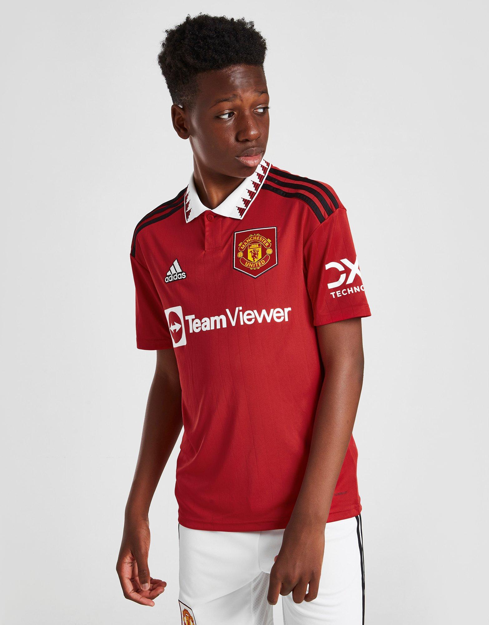 Manchester United Fc 2022/23 Home Shirt Junior's