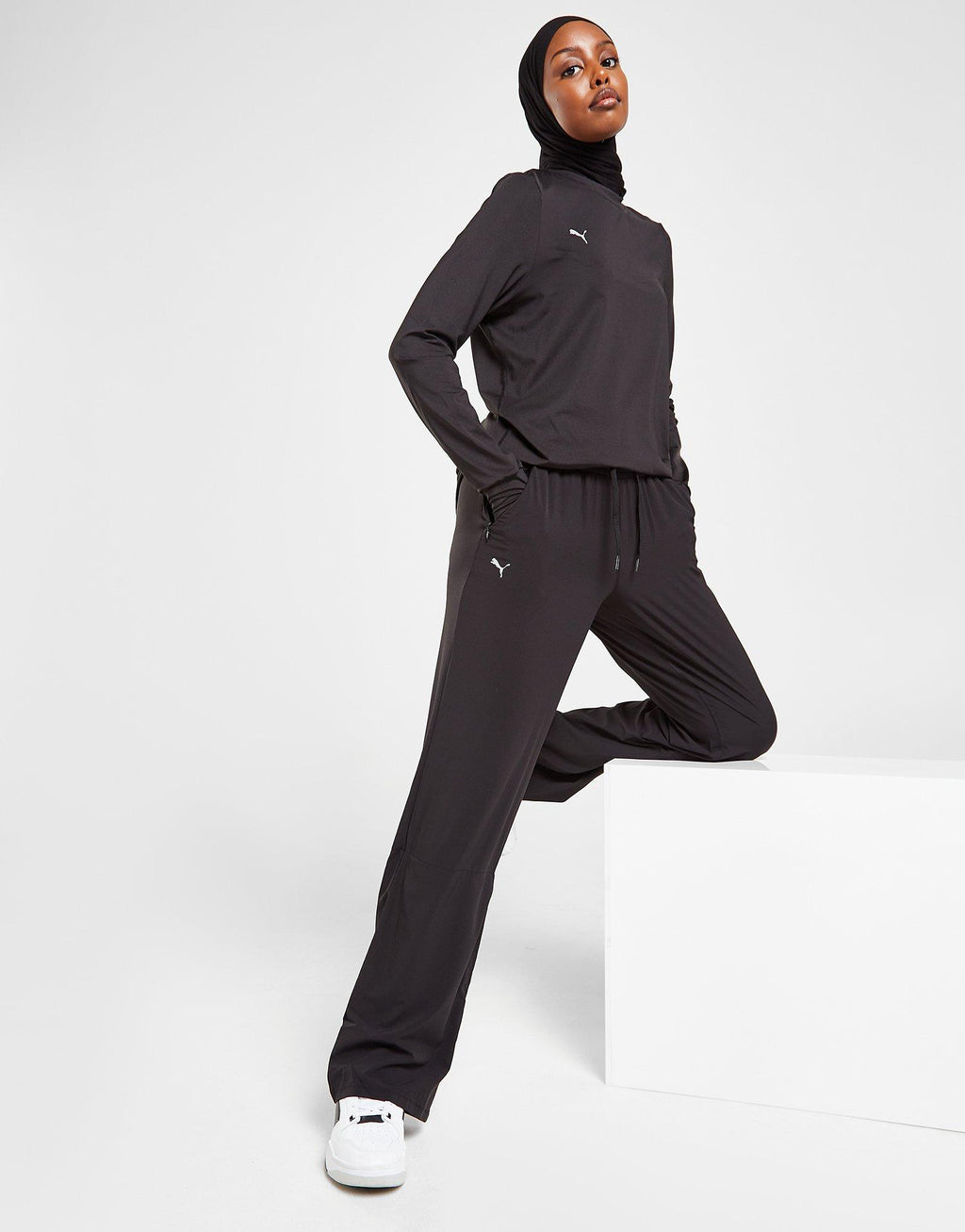 Modest Wide Leg Track Pants