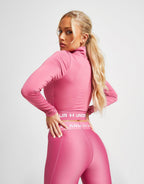 Logo Crop 1/4 Zip Top