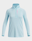 Girls' Wordmark 1/2 Zip Top Junior