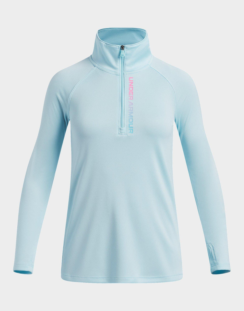Girls' Wordmark 1/2 Zip Top Junior