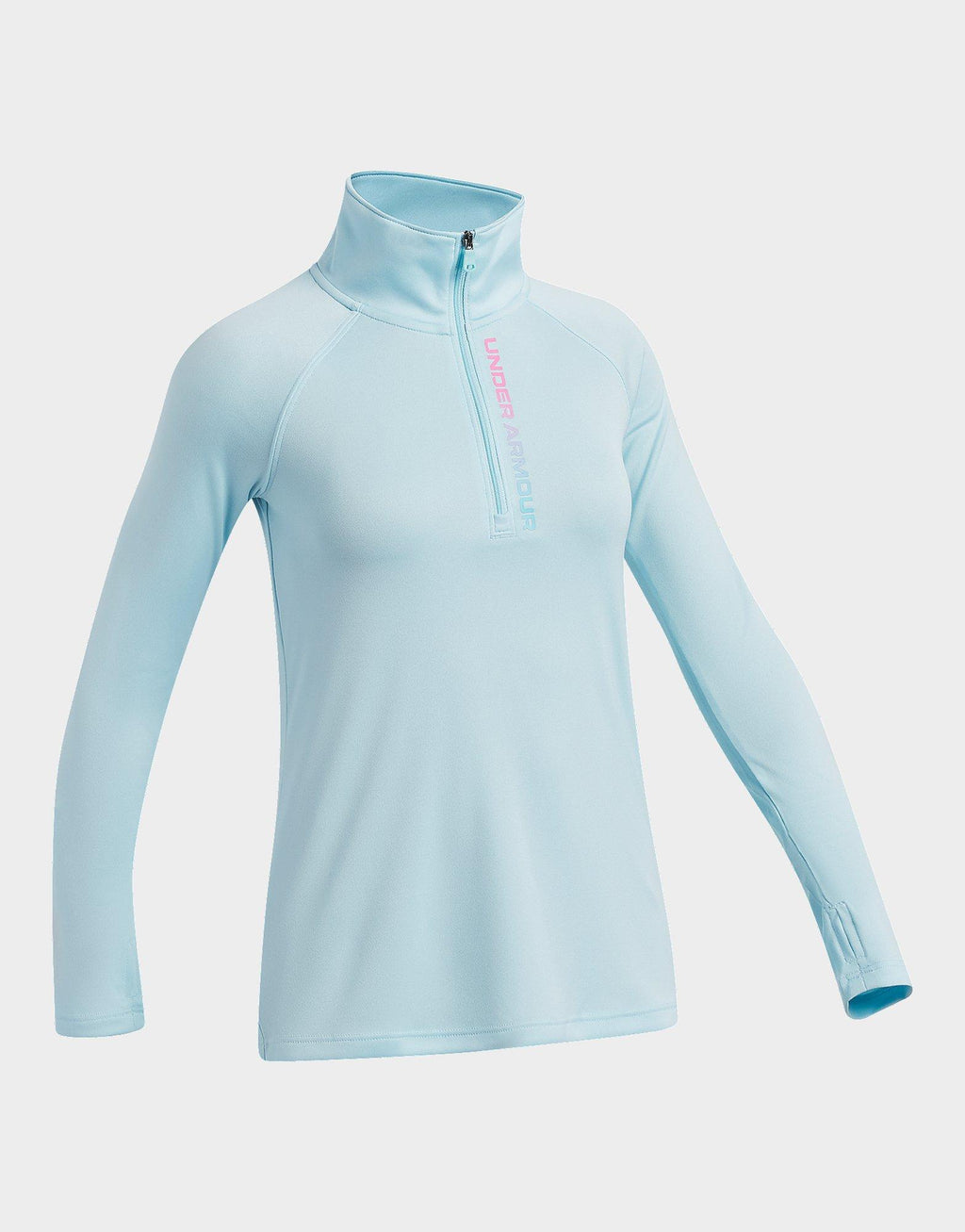Girls' Wordmark 1/2 Zip Top Junior