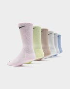 6-Pack Everyday Cushioned Training Crew Socks