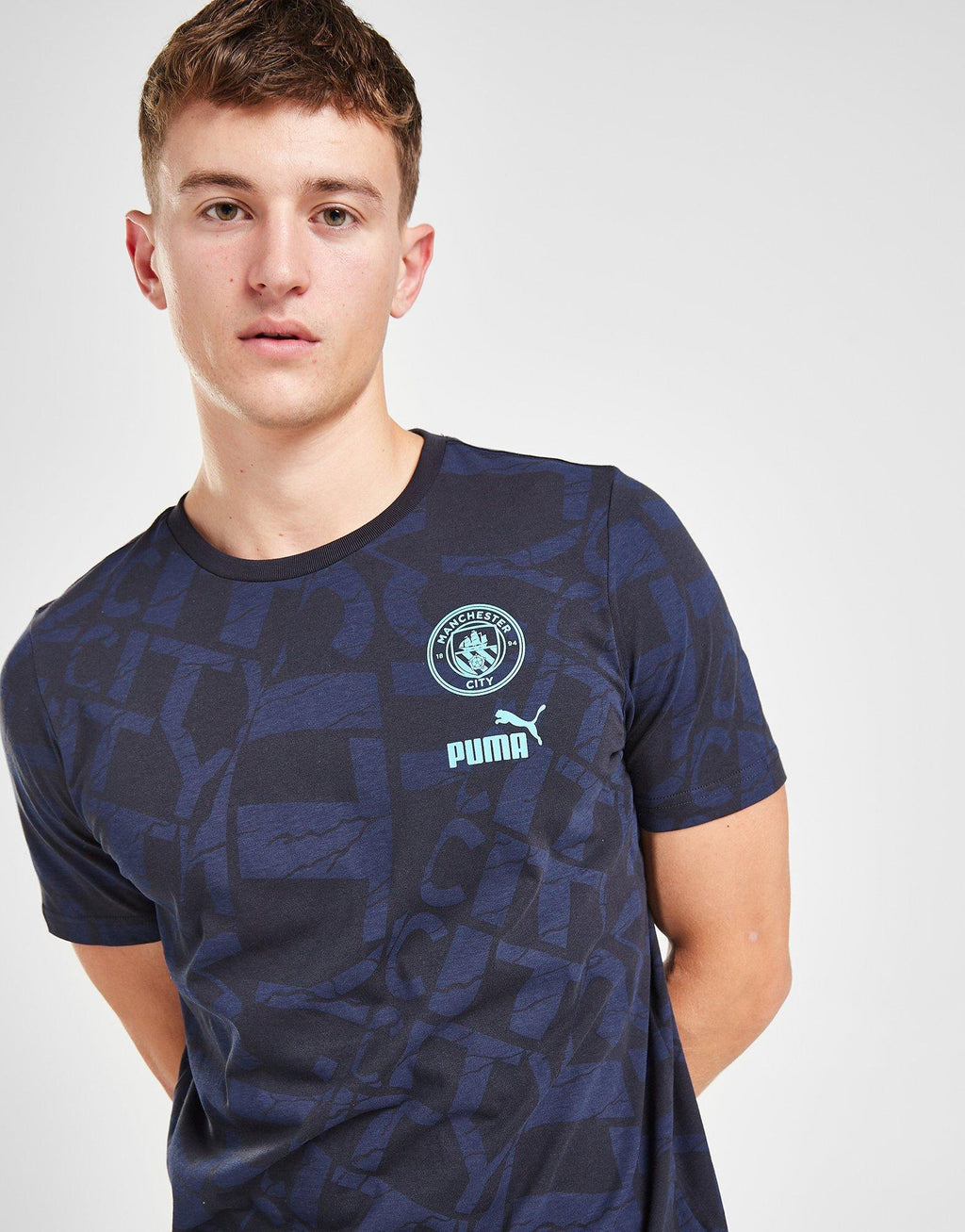 Manchester City Fc All Over Print Shirt