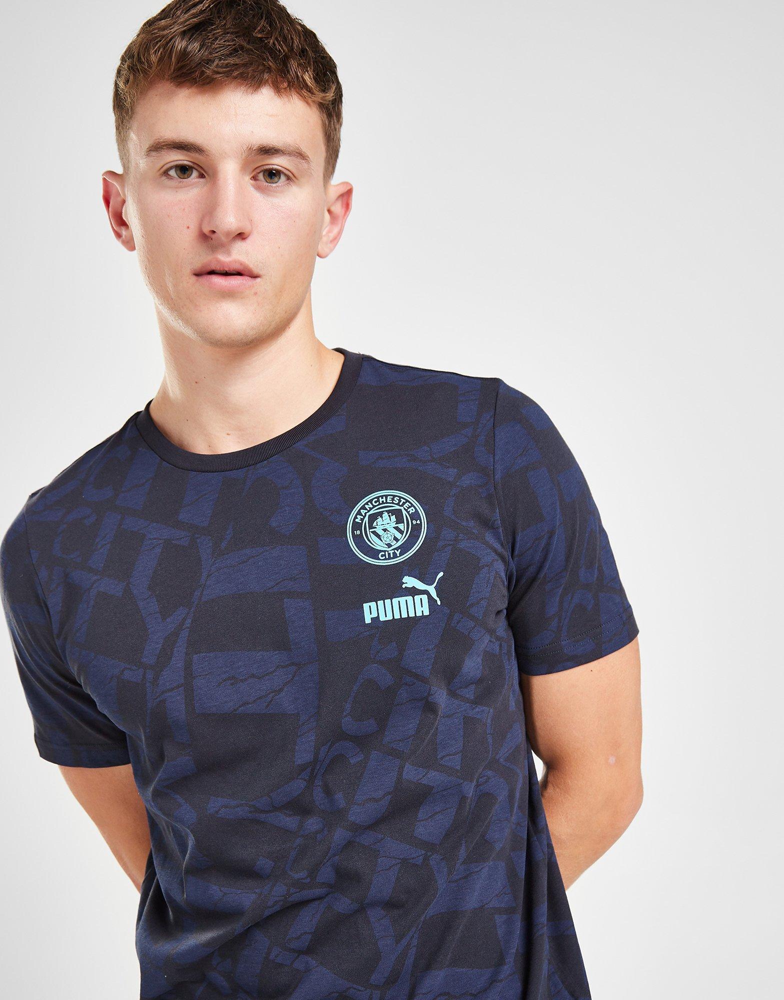 Manchester City Fc All Over Print Shirt