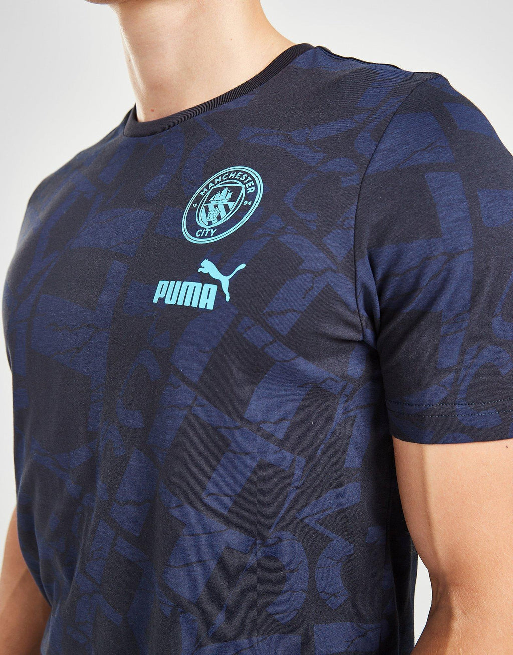 Manchester City Fc All Over Print Shirt