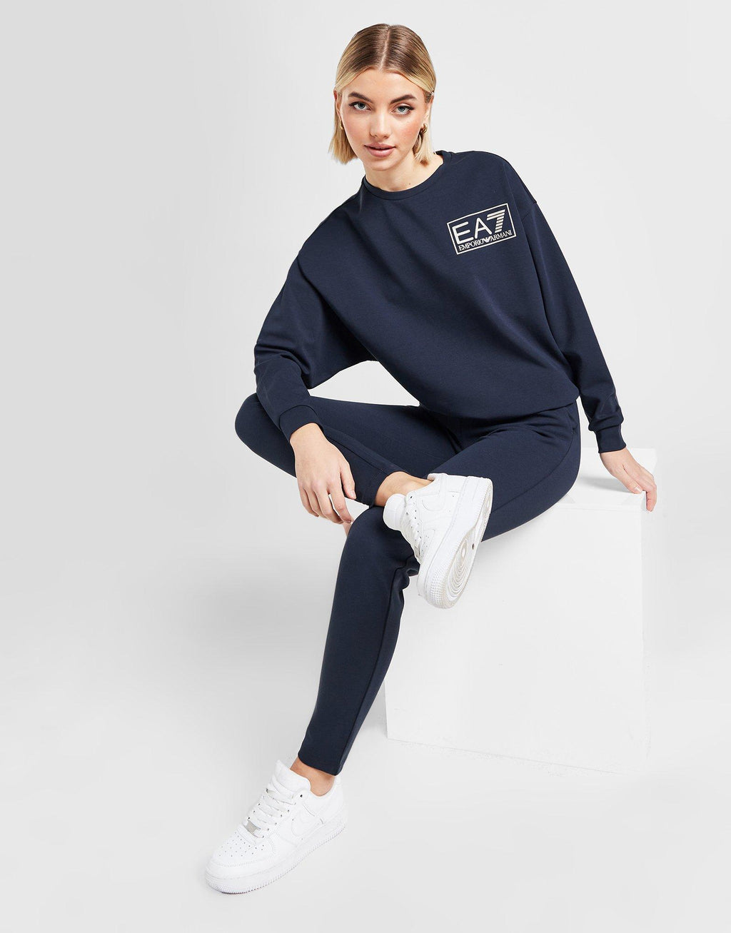 Sparkle Box Logo Sweatshirt/Leggings Set