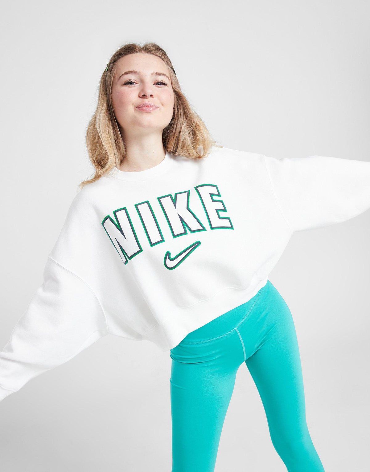 Girls' Trend Fleece Crew Sweatshirt Junior