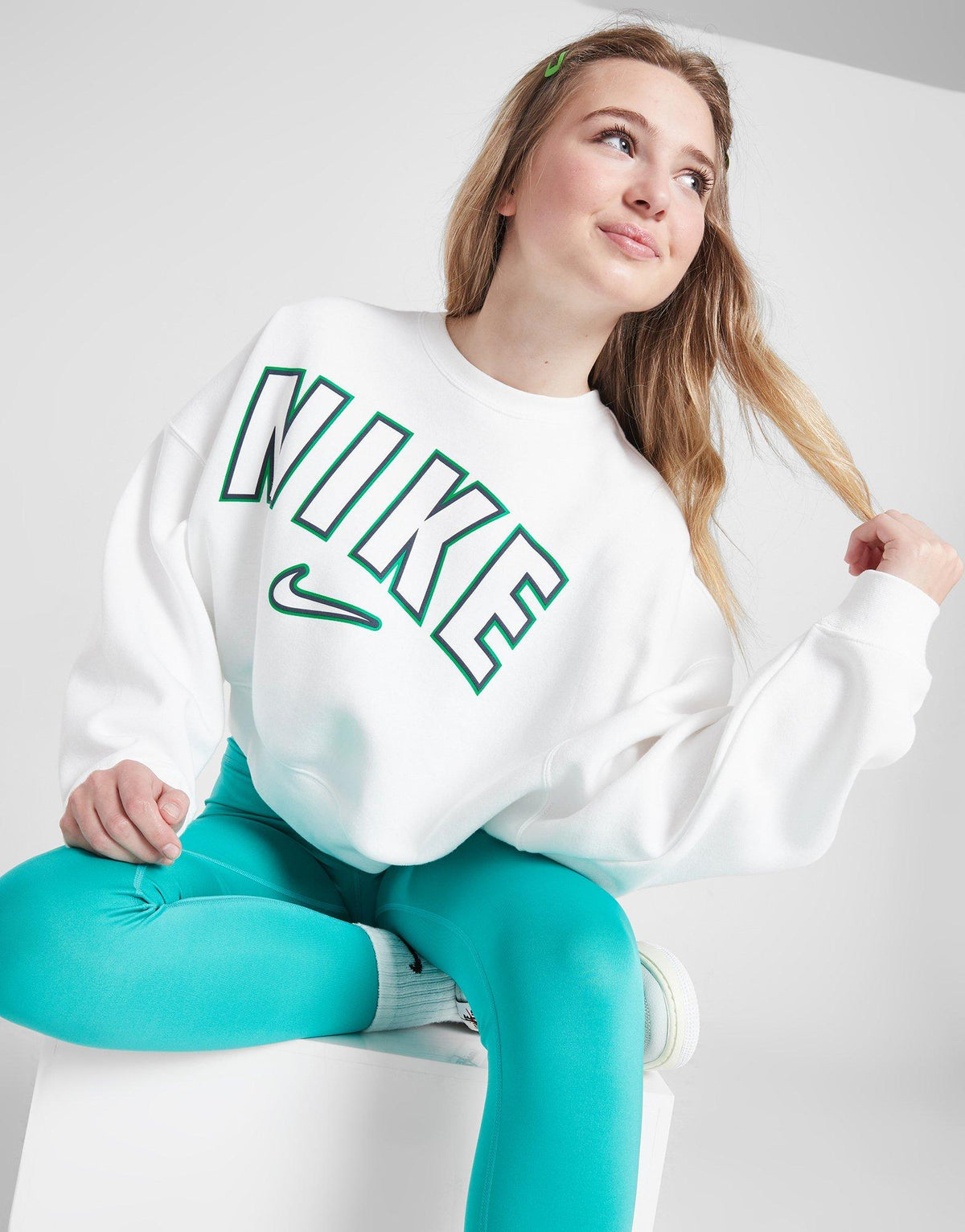 Girls' Trend Fleece Crew Sweatshirt Junior