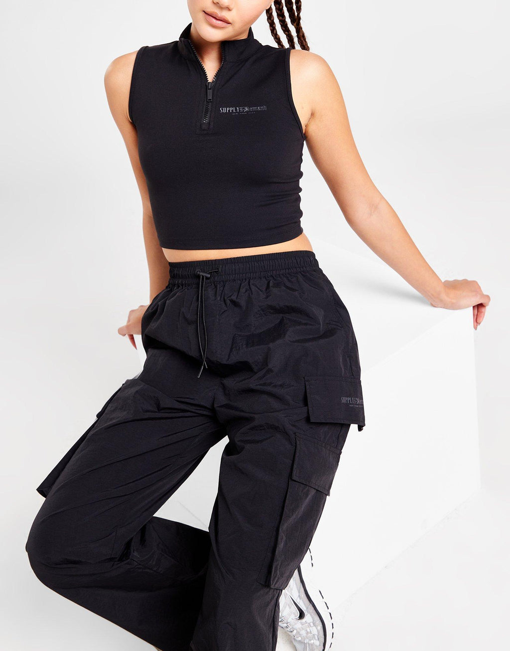 Astro 1/4 Zip Tank Top