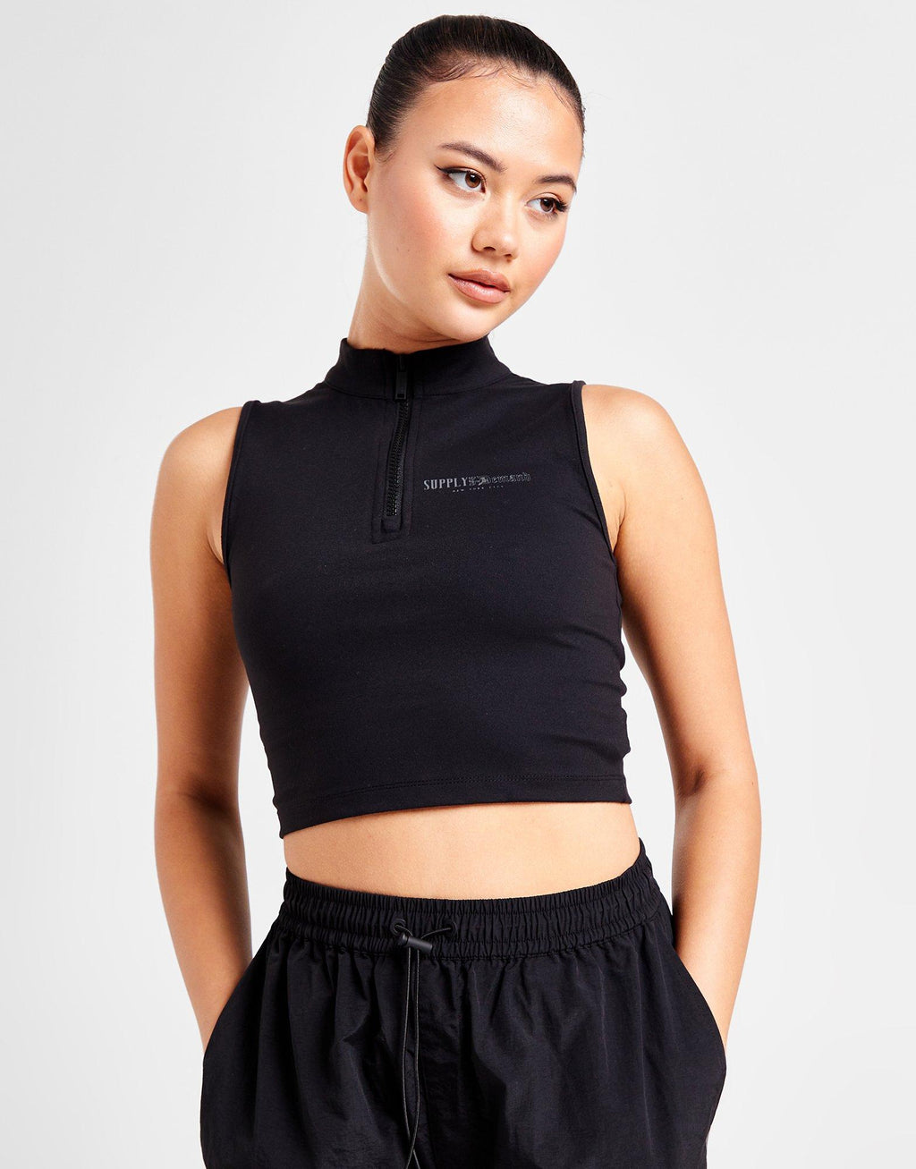Astro 1/4 Zip Tank Top