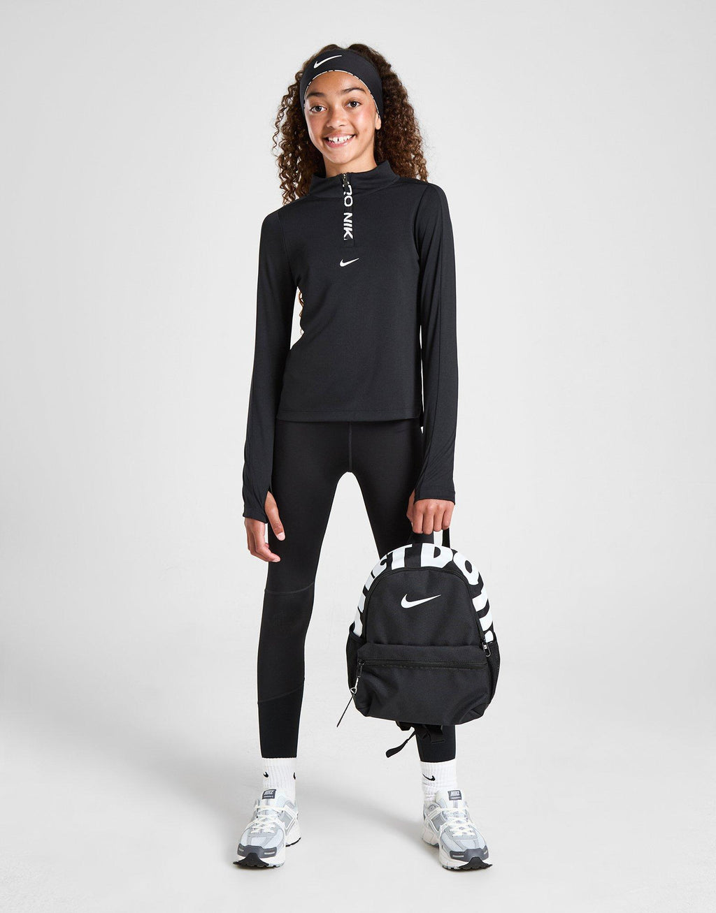 Girls 1/2 Zip Sports Top Junior