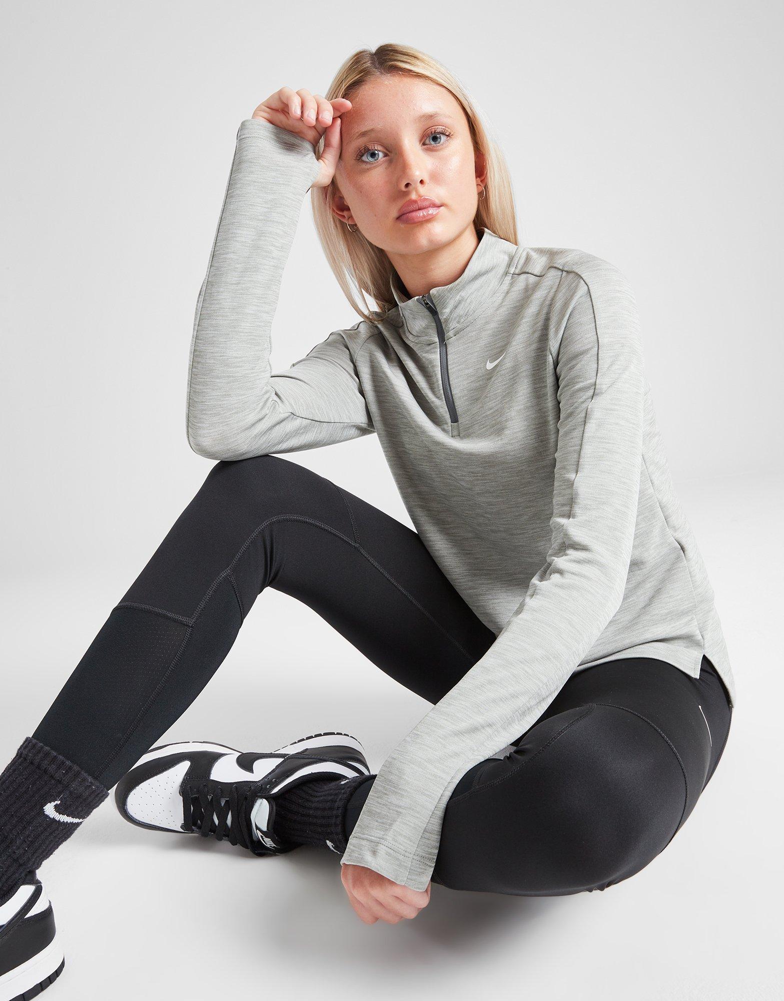 Girls' Fitness Long Sleeve 1/2 Zip Top Junior