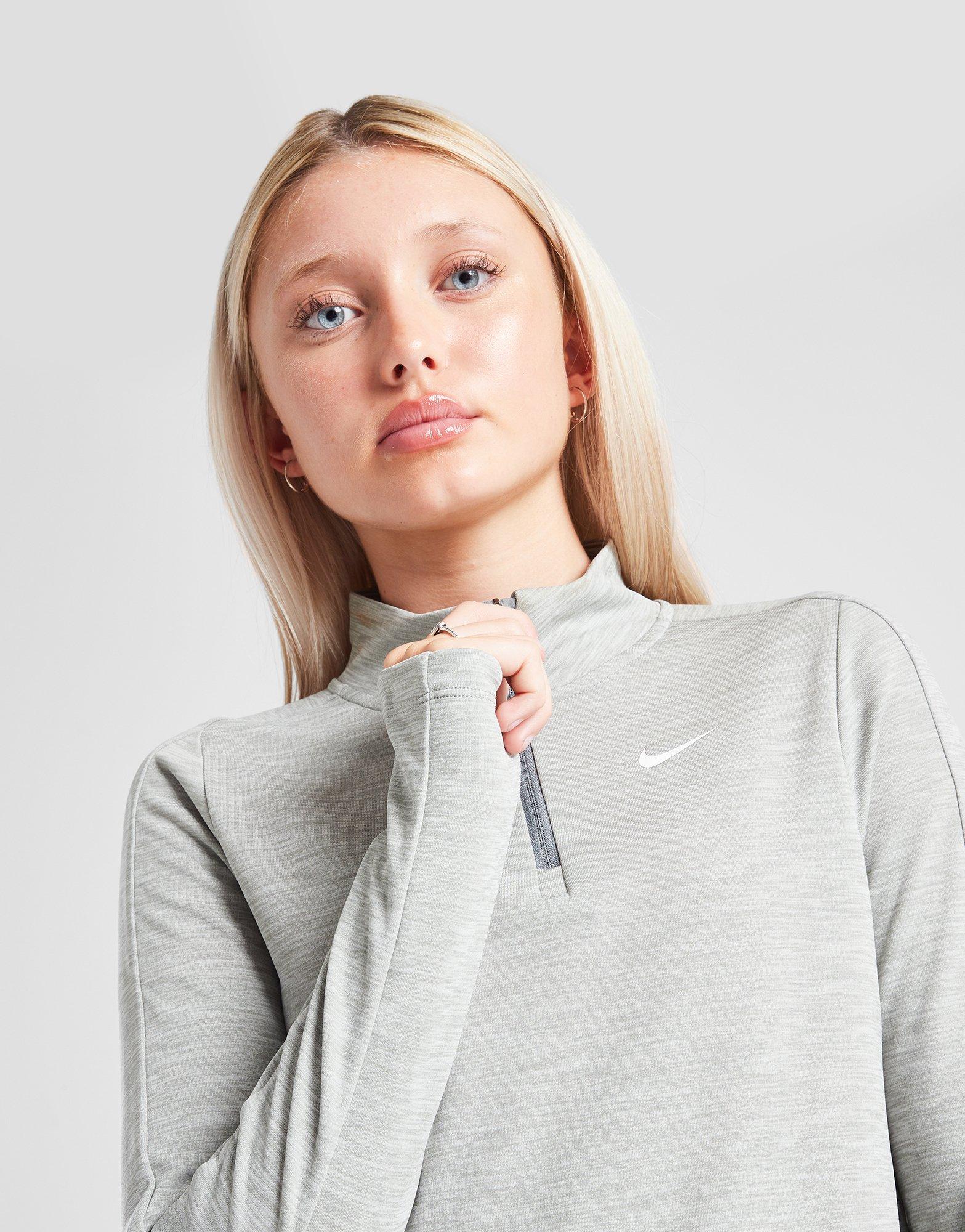 Girls' Fitness Long Sleeve 1/2 Zip Top Junior