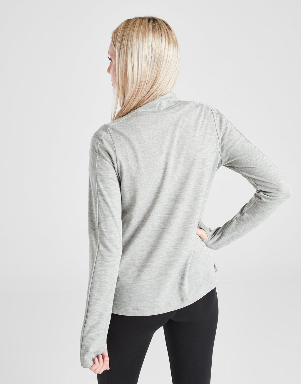 Girls' Fitness Long Sleeve 1/2 Zip Top Junior
