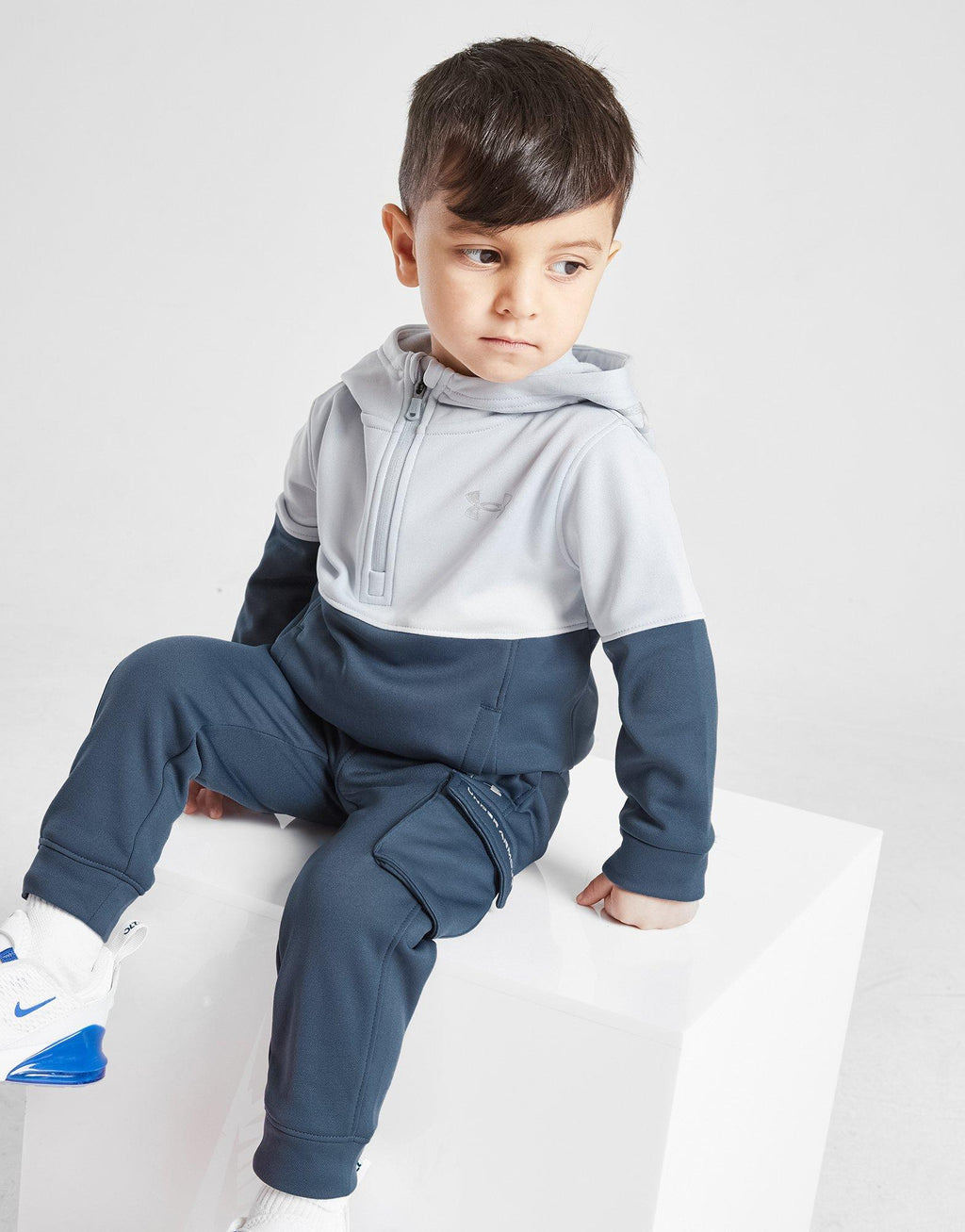 Colour Block Poly Fleece Tracksuit Infant