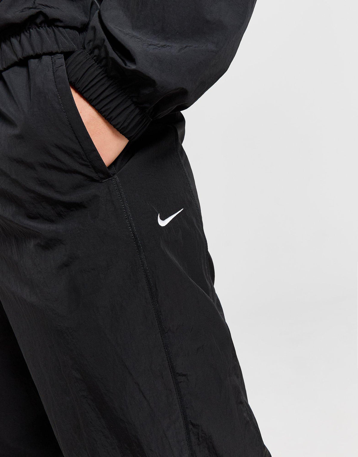 Woven Wide Leg Track Pants