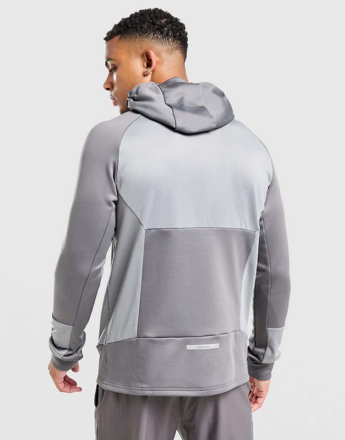 Flex Gridded Full Zip Hoodie