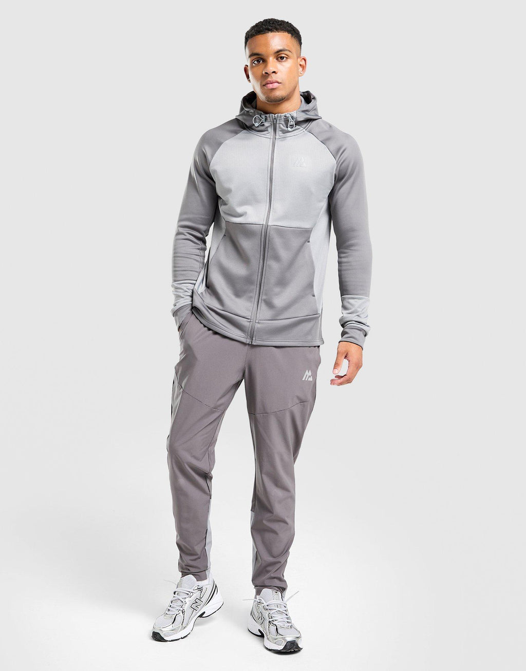 Flex Gridded Full Zip Hoodie