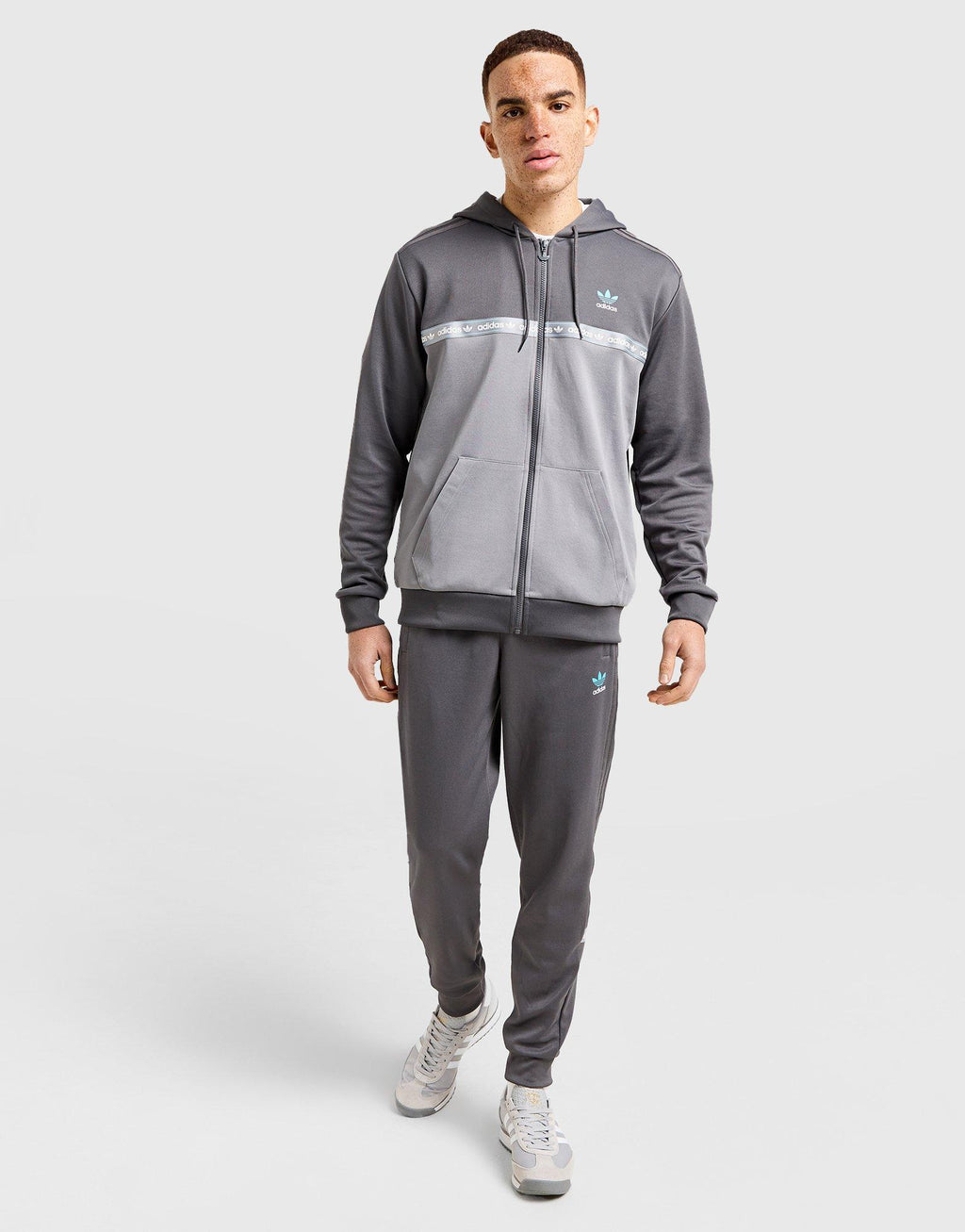Full Zip Tape Hoodie