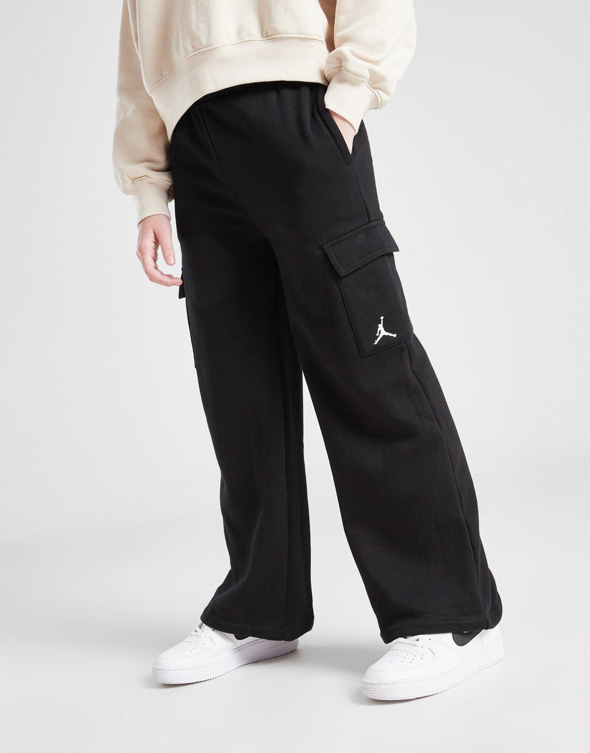 Girls' Y2K Fleece Cargo Pants Junior