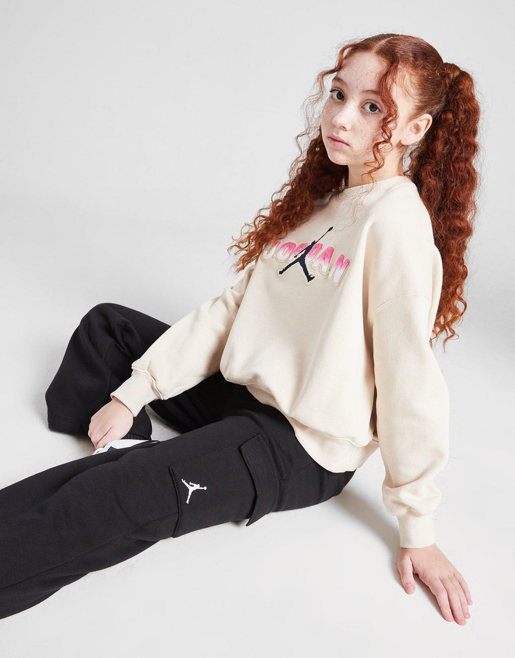 Girls' Y2K Fleece Cargo Pants Junior