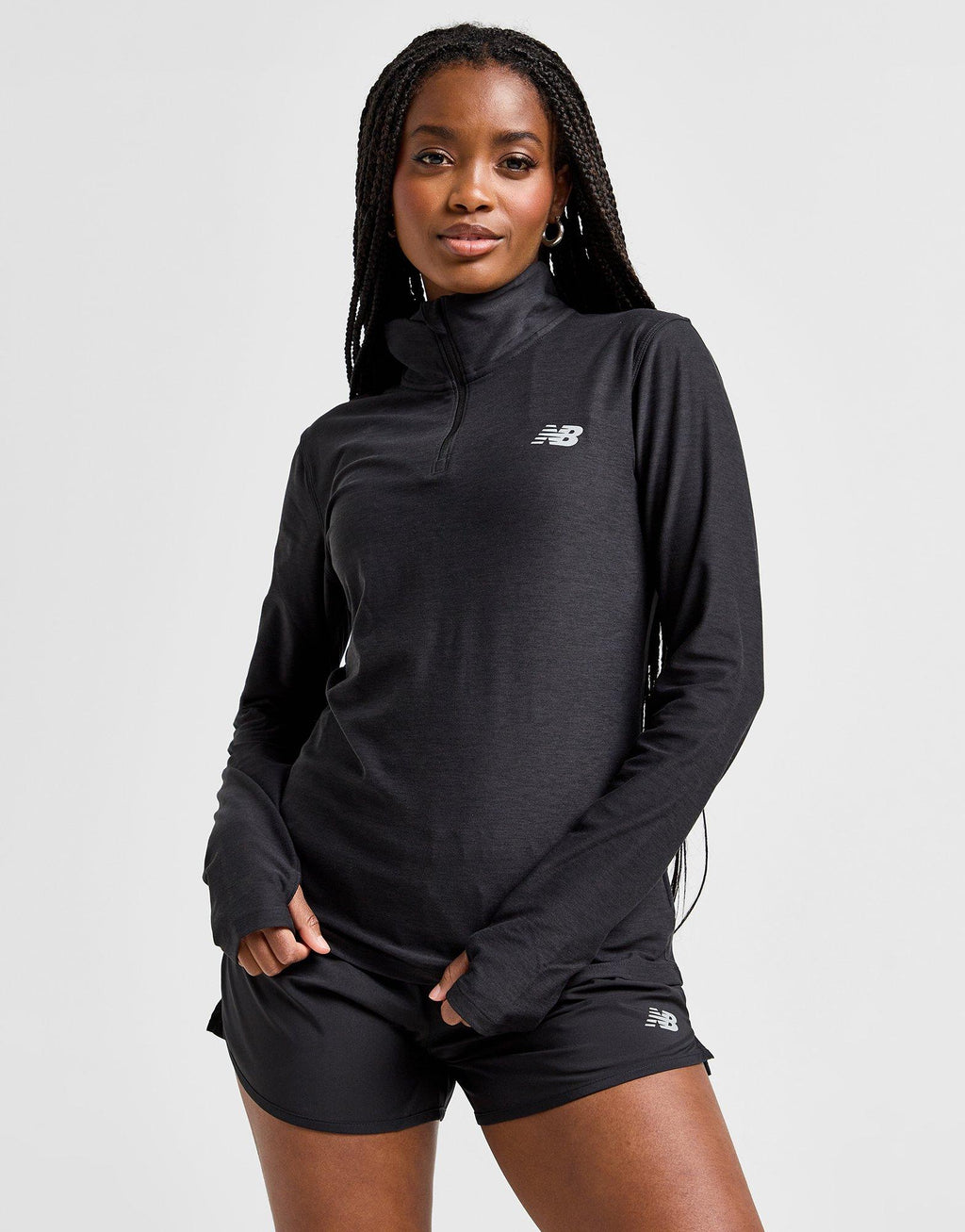 Logo 1/4 Zip Top